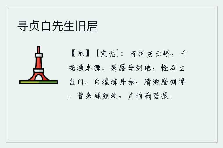 寻贞白先生旧居